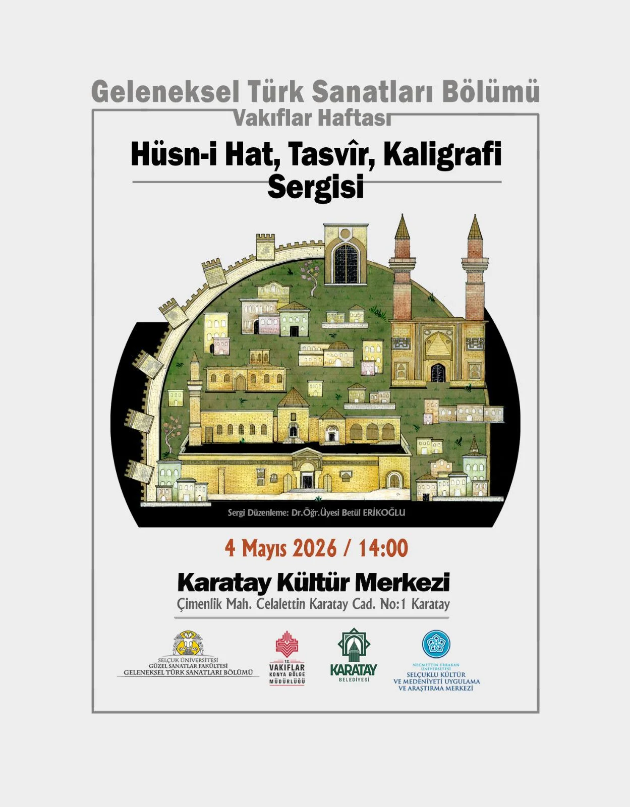 VAKIF HAFTASI MÜNASEBETİYLE SERGİ AÇILDI